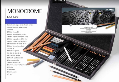 Set matite cassetta - 47, pz.