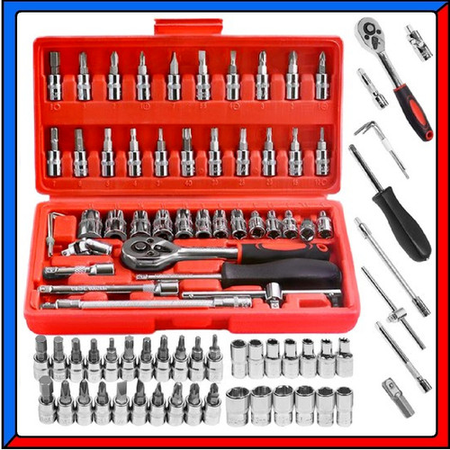 Set pezzi chiavi bussola - set, 46