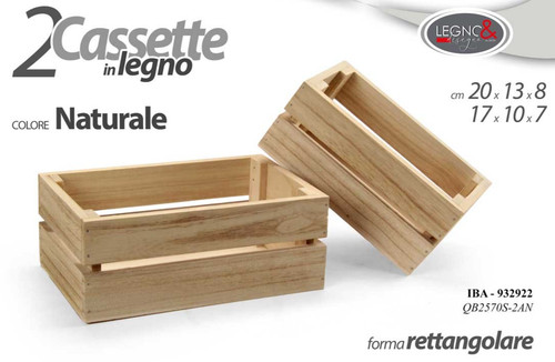 Set cassetta porta oggetti - set,